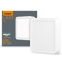 LED-Panel-Leuchte Aufbauleuchte Plafon 12W 1250lm 4000K Neutralweiß Videx