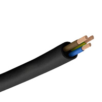 Kabel OMY 300/300V 3x0,75mm Schwarz 1m ELEKTROKABEL