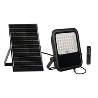 LED-Fluter Solar SONE Dämmerungssensor 15W 2200lm 4000K IP65 Schwarz KANLUX
