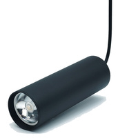 Deckenhängelampe 1xGU10 CIRUS SLIM Überhangrohr Schwarz 29cm