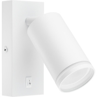 GU10 RING Wandleuchte mit weißem Schalter