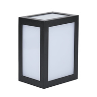 LED-Wandleuchte 12W 3000K IP65 Cube Schwarz VT-822 V-TAC
