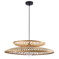 Hängelampe E27 Beige BAMBUS NATURAL Sanico Goldlux