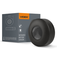 Bewegungs- und Dämmerungslichtsensor VL-SPC12B 1200W Schwarz Videx