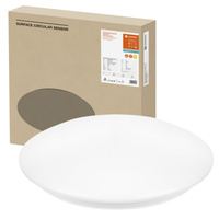Plafond LED-Deckenleuchte 42W 3500lm 3000K Warm mit Dämmerung Bewegungssensor Anbau Weiß 50cm Oberfläche Ledvance