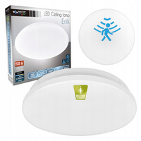 LED-Badezimmer-Deckenleuchte ERIK 18W 4000K IP44 Mikrowellen-Bewegungssensor MasterLED