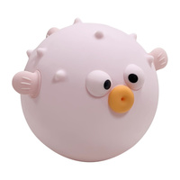 LED Blowfish Dekorative Lampe 1W 3000K RGBW Rosa Dimmbar Hela Sanico Goldlux