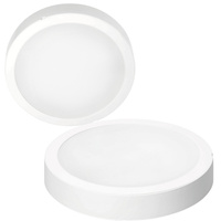 LED-Deckensegel Aufputz 24W 2400lm 4000K Neutral 120° Weiß IP40 IK03 Sigaro Kobi