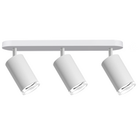 Wand- und Deckenstrahler Leuchte 3x GU10 Weiß IP44 TURYN Sanico Goldlux