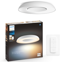 LED Plafond STILL Weiß 22.5W CCT PHILIPS HUE Bluetooth Zigbee Deckenleuchte + Dimmer Schalter