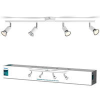 Deckenleuchte LIMBALI 4x GU10 Wandleuchte Reflektor Beweglich Weiß PHILIPS