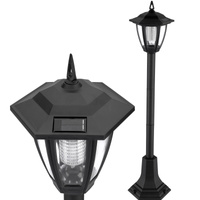 Solarlampe für Außen – Stehleuchte Garten Pfosten 70 cm