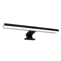 LED Badezimmer Wandleuchte 8W 900lm 4000K Neutral 120° Schwarz IP44 SAMOS Sanico Goldlux