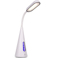 Multi Y3035 Schultischlampe warmweiß 7W GOLDLUX (Polux) Schreibtischlampe + Kalenderuhr