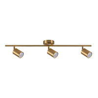 Wand- und Deckenstrahler Leuchte 3x GU10 Gold GOLDI Sanico Goldlux
