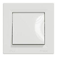 Einpoliger Treppenschalterschalter mit Rahmen Unterputz IP44 SCHNEIDER ASFORA