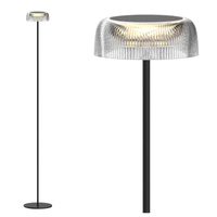 LED Dekorative Stehleuchte 2W 270lm 2700K Warm Schwarz IP44 Dimmbar Trypolis Sanico Goldlux