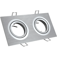 Deckenleuchte DOUBLE SOUTH OPAL GOLDLUX (Polux) SILBER G10