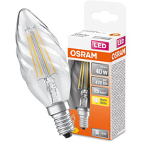 LED Leuchtmittel E14 BW35 4W = 40W 470lm 2700K Warm 300° OSRAM STAR Filament