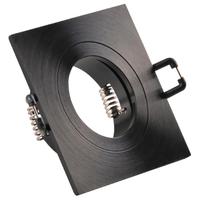 Verdeckte GU10 Schwarz FEBE Sanico Goldlux Leuchte