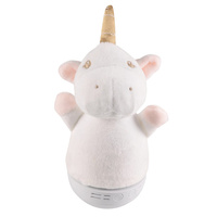 Dekorative LED-Batterieleuchte Weiß Rosa Einhorn Sanico Goldlux