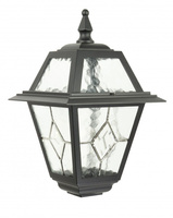 Lampenschirmkopf für stehende Gartenlampe im Freien Buntglas K 1018 N E27 Su-Ma