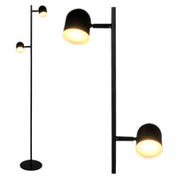 Stehleuchte 7W 2x LED RAWI schwarz 3000K GOLDLUX (Polux)