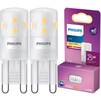 2x LED-Glühbirne G9 Capsule 1.9W = 25W 220lm 2700K Warm 320° Philips
