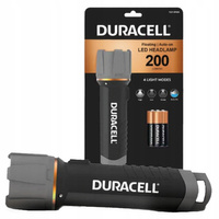 LED-Handtaschenlampe versiegelte Batterie 3 x AA 200lm 4 Modi DURACELL