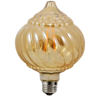LED Lampen E27 BC125 450lm 4W 2700K Warm 320° Filament GOLDLUX (Polux) Vintage Amber Dekorativ
