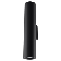 Wandleuchte LAGOS 2 2xGU10 Up-Down Minimalistisch Schwarz SOLLUX