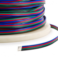 RGB-Kabel für LED-Streifen 4-DRAHT 4x0,45mm 1M