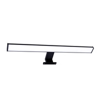 LED Badezimmer Wandleuchte 12W 1350lm 4000K Neutral 120° Schwarz IP44 ELBA Sanico Goldlux