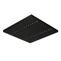 LED-Oberflächenpanel 60x60 Lampe 49W 5450lm 3500K Warm 90° Schwarz Kanlux