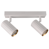 Wand- und Deckenstrahler 2x GU10 Weißgold NICEA Sanico Goldlux