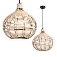 Bambus E27 Boho Reddi Kobi Dekorative Hängelampe