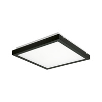 Plafond LED-Deckenleuchte TYBIA Mikrowelle Bewegungssensor 25W 2600lm 4000K Schwarz KANLUX