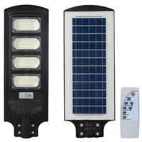 LED Solarstrahler STREET 12 mit Bewegungs- und Dämmerungssensor + Fernbedienung Goldlux