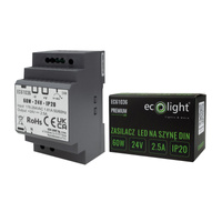 DIN-Schiene Led Premium Line 60W 24V Ecolight-Stromversorgung