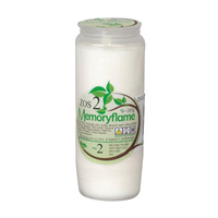 Öl Grabkerze 2 Tage weiß