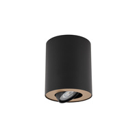 Deckenleuchte SET 8901 Nowodvorski Schwarz und Gold GU10 Spot Tube Aufbaumontage Modern