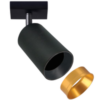 Wandleuchte Reflektor Wand- und Deckenleuchte LED 1 xGU10 MARIBEL Schwarz GOLDLUX (Polux)