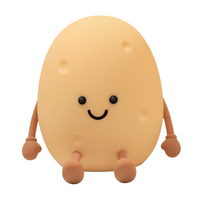 Dekorative LED-Kartoffellampe 2W 3000K RGBW Gelb Dimmbar Kartoffel Sanico Goldlux