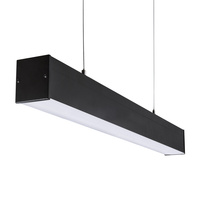 LED-Linear-Pendelleuchte AL G13 63cm Schwarz KANLUX