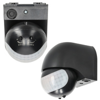 PIR-Bewegungs- und Dämmerungsmelder LX40 180ST BLACK KOBI