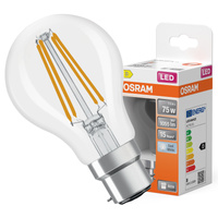 LED-Glühbirne A60 B22d 7.5W = 75W 1055lm 4000K Neutral 300° Retrofit Glühfaden CLASSIC Osram