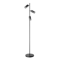 Stehende Stehleuchte 3x GU10 Schwarz ROMA Sanico Goldlux