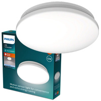 LED Plafond Deckenleuchte 12W 1500lm 4000K mit Dämmerungssensor Weiß Acuna Philips