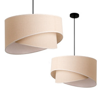 Bambus E27 Boho Floxen Schräge Dekorative Pendelleuchte Kobi