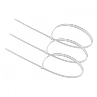Kabelbinder 3,6x400 mm Weiß TRACKS Zipper Ties OK-36400W .MORE 100 Stk.